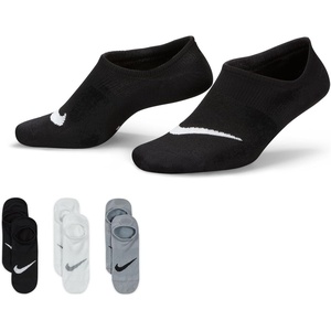 Nike Women’s Everyday Plus Lightweight Training Footie Socks (3-Pack)(Multicolor)