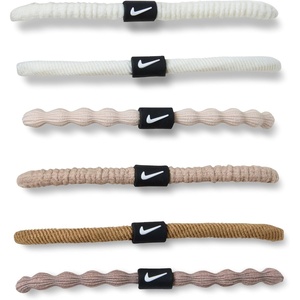 Nike Women’s Flex 6 Pack Hair Tie(Hemp/desert dust/white)