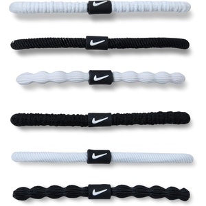 Nike Women’s Flex 6 Pack Hair Tie(White/black/white/white)