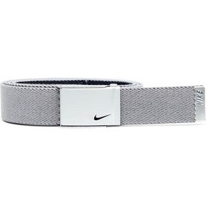 Nike Women’s Stretch Reversible Single Web Belt(Grey/Black Stretch)