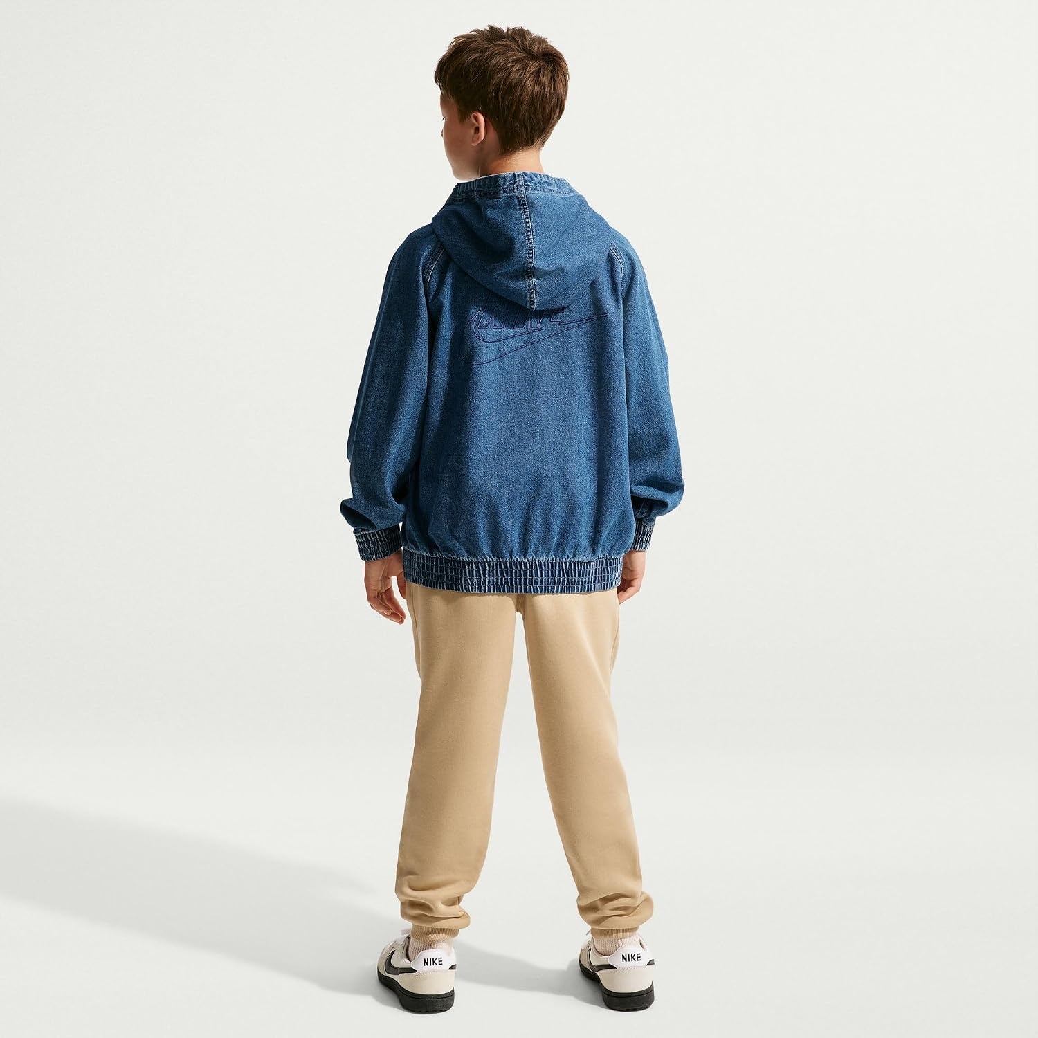 image:imageNike Kids Sportswear Club Fleece JoggersLinenWhite