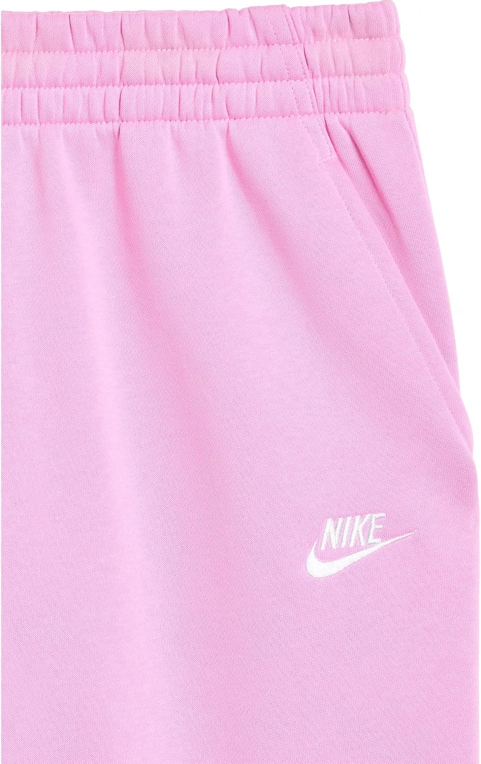 image:imageNike Kids Sportswear Club Fleece JoggersPink RiseWhite