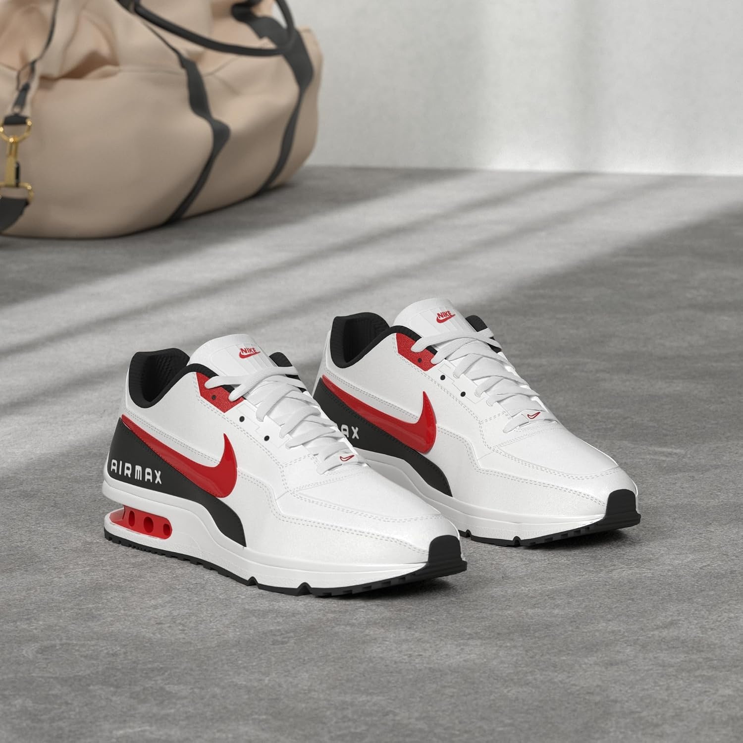 image:imageNike Mens Air Max LTD 3 Shoes Casual ShoesWhiteUniversity Redblack