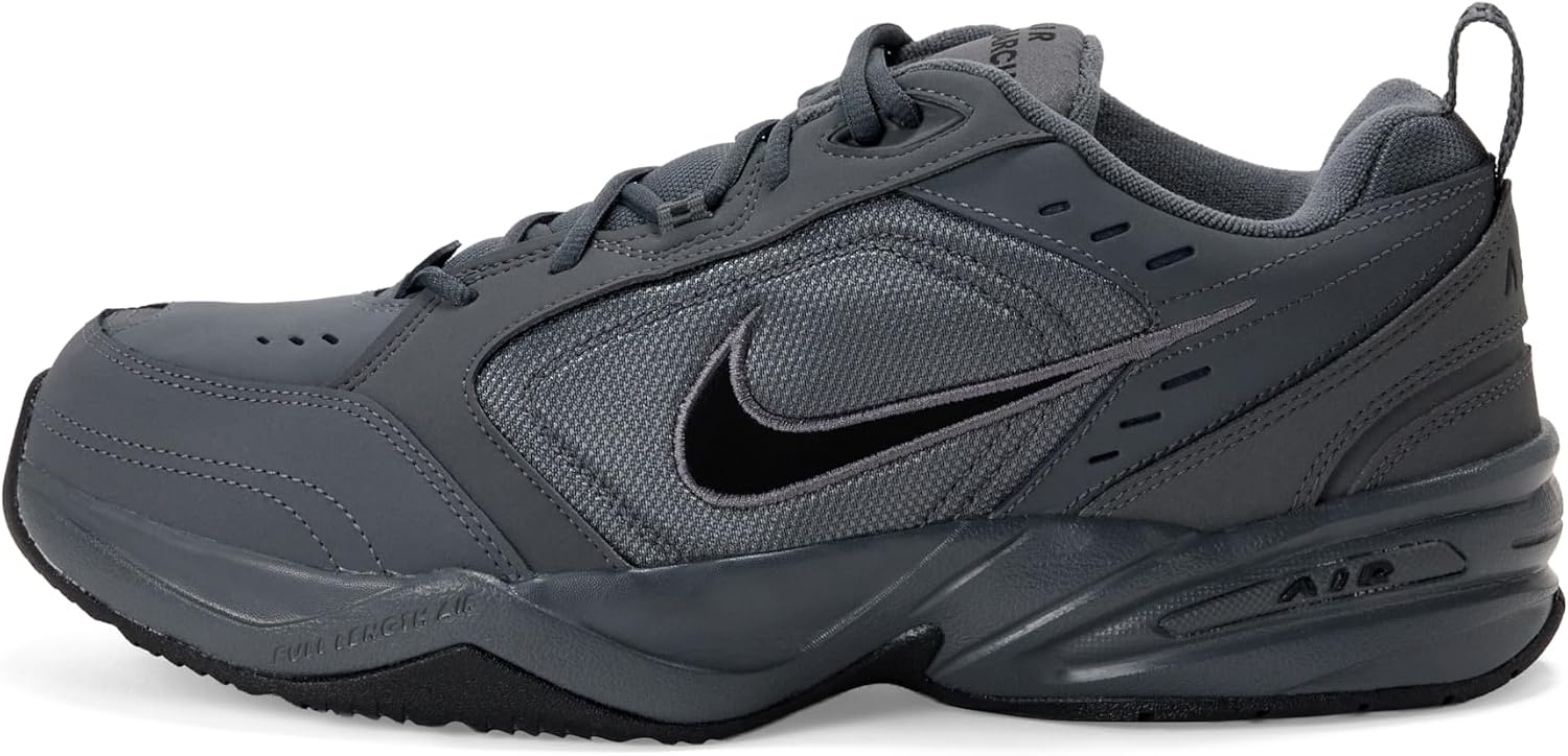 image:imageNike Mens Air Monarch IV TrainingWorkout Shoes CrossTraining ShoesDark GreyBlack