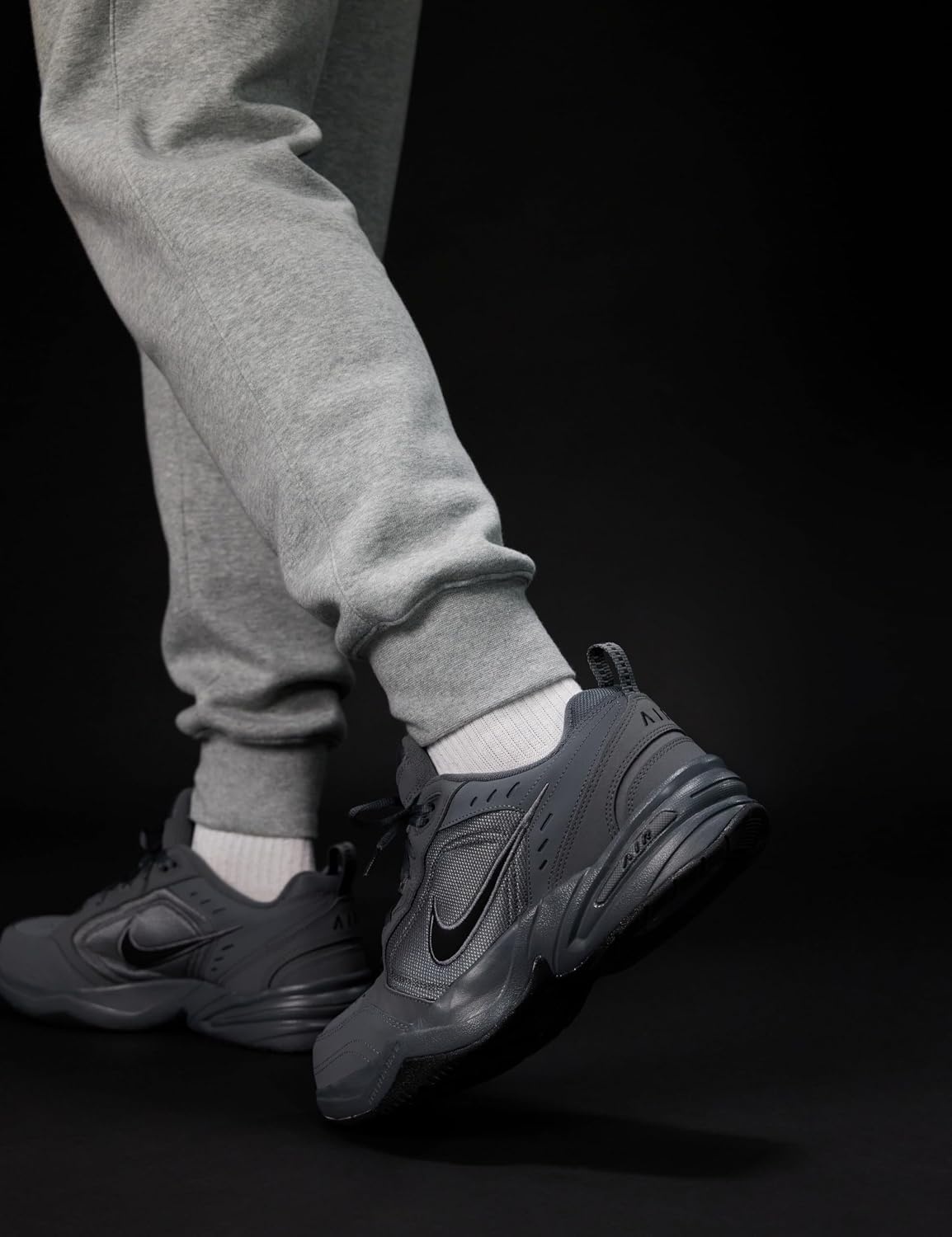 image:imageNike Mens Air Monarch IV TrainingWorkout Shoes CrossTraining ShoesDark GreyBlack