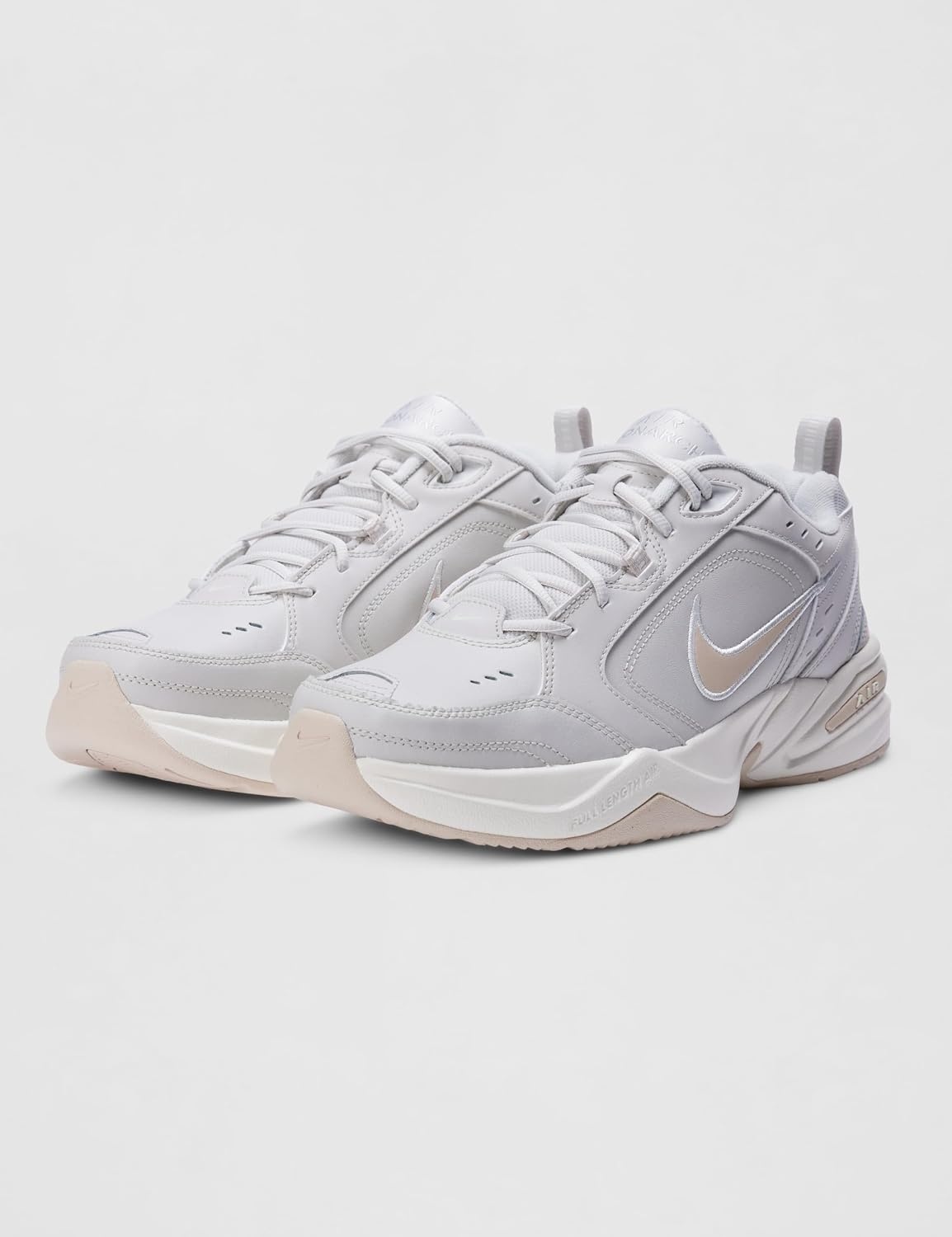 image:imageNike Mens Air Monarch IV TrainingWorkout Shoes CrossTraining ShoesLight BoneSanddriftSpruce Aura