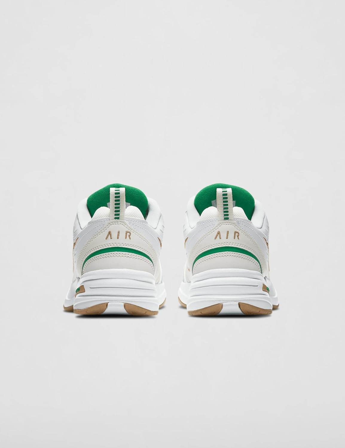 image:imageNike Mens Air Monarch IV TrainingWorkout Shoes CrossTraining ShoesWhiteMetallic GoldPhantomLucky Green
