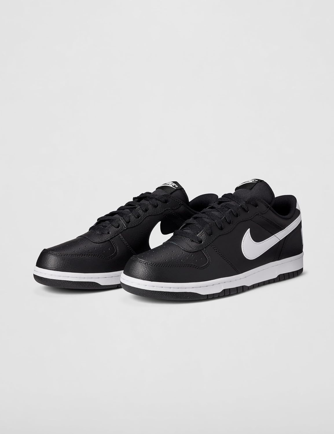 image:imageNike Mens Big Low ShoesBlackWhite