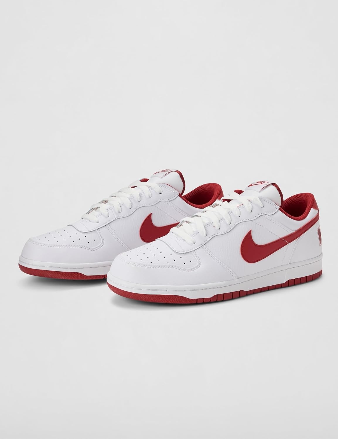 image:imageNike Mens Big Low ShoesWhiteGym Red