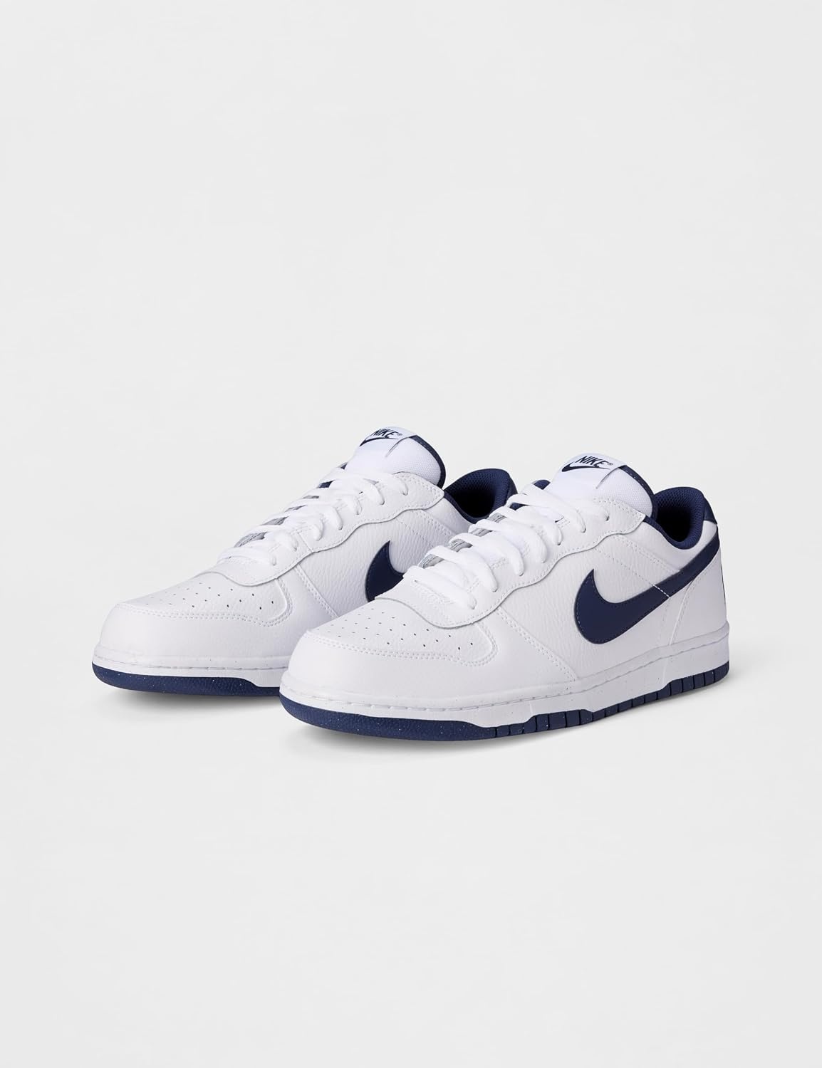 image:imageNike Mens Big Low ShoesWhiteMidnight Navy