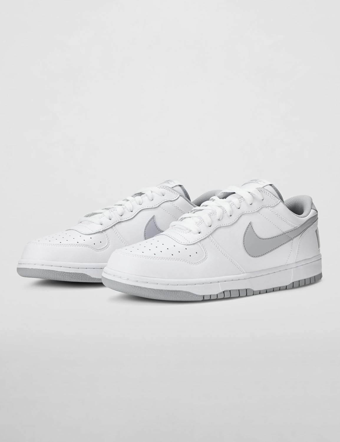 image:imageNike Mens Big Low ShoesWhiteWolf Grey