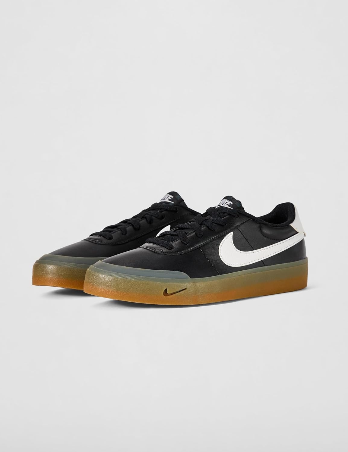 image:imageNike Mens Court Shot ShoesBlackWhiteGum Light Brown