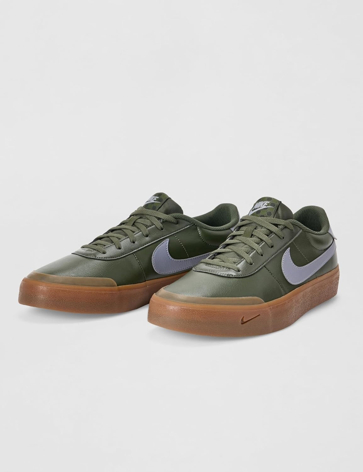 image:imageNike Mens Court Shot ShoesCargo KhakiCement GreyGum Medium Brown