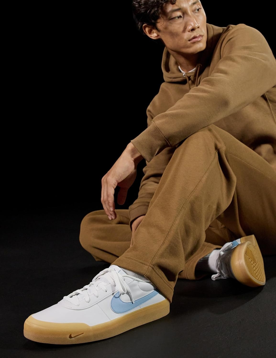 image:imageNike Mens Court Shot ShoesWhitePsychic BlueGum Yellow