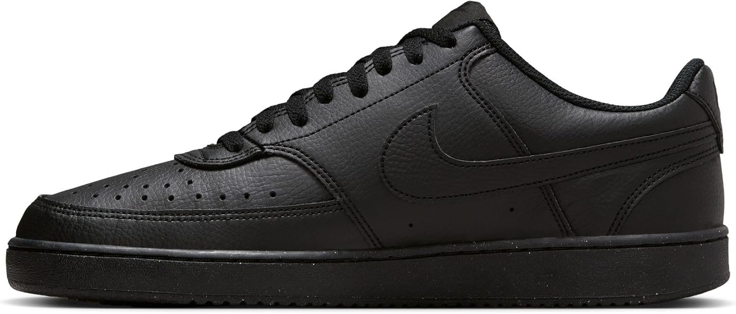 image:imageNike Mens Court Vision Low Next Nature ShoesBlackBlackBlack