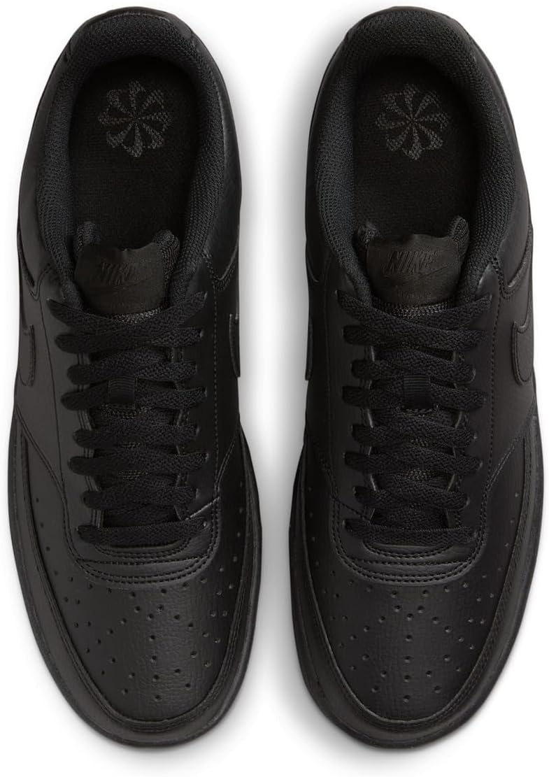 image:imageNike Mens Court Vision Low Next Nature ShoesBlackBlackBlack
