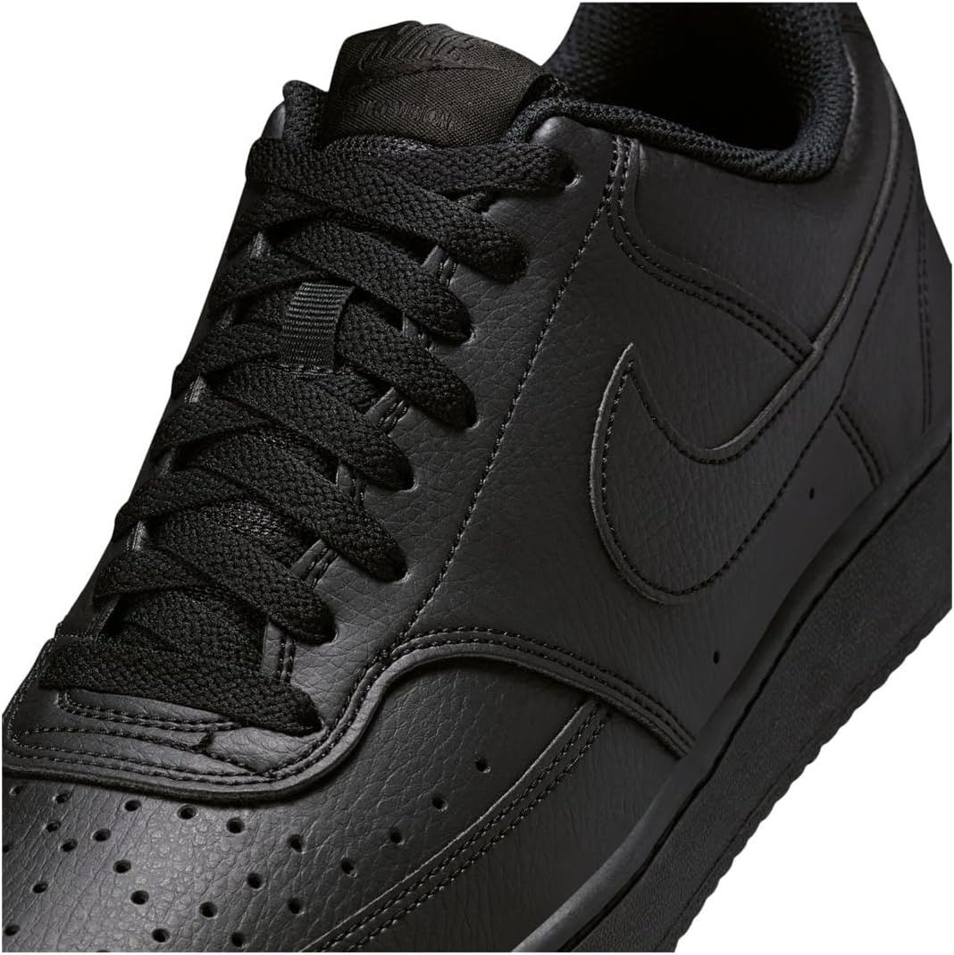 image:imageNike Mens Court Vision Low Next Nature ShoesBlackBlackBlack