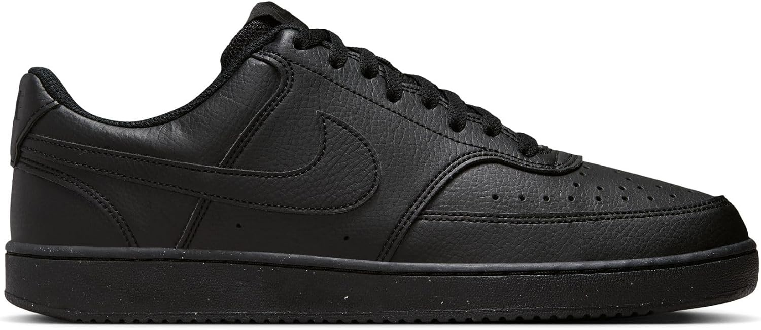 image:imageNike Mens Court Vision Low Next Nature ShoesBlackBlackBlack