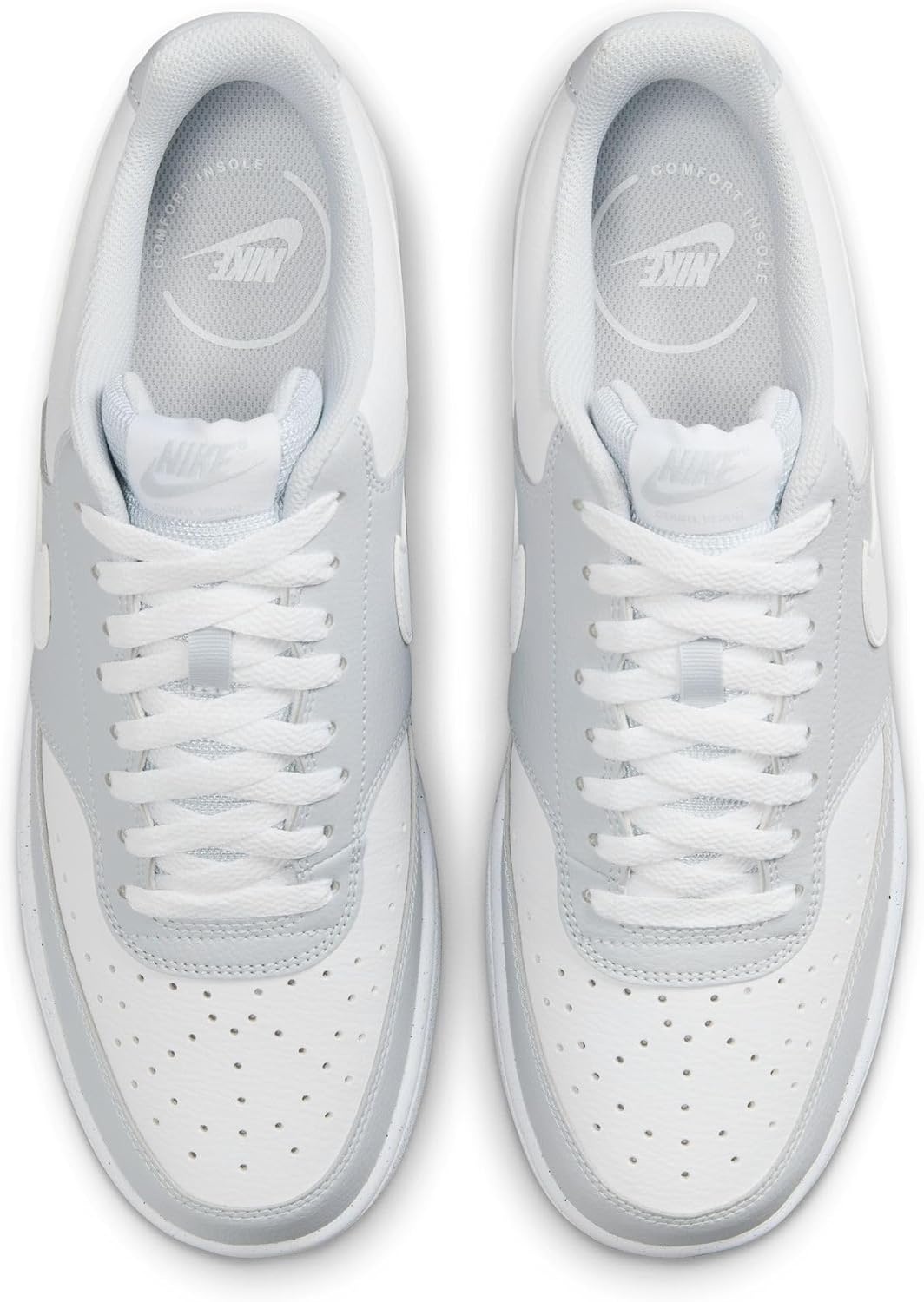 image:imageNike Mens Court Vision Low Next Nature ShoesPure PlatinumWhite