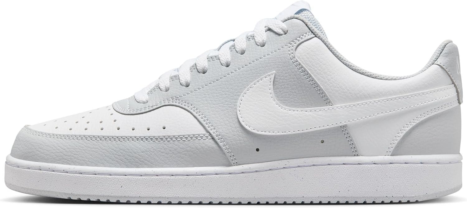 image:imageNike Mens Court Vision Low Next Nature ShoesPure PlatinumWhite