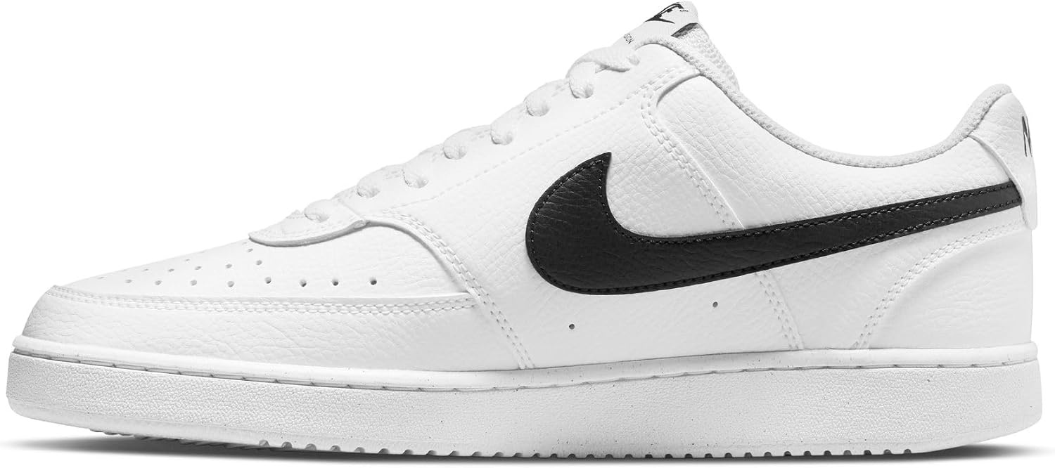 image:imageNike Mens Court Vision Low Next Nature ShoesWhiteBlackWhite