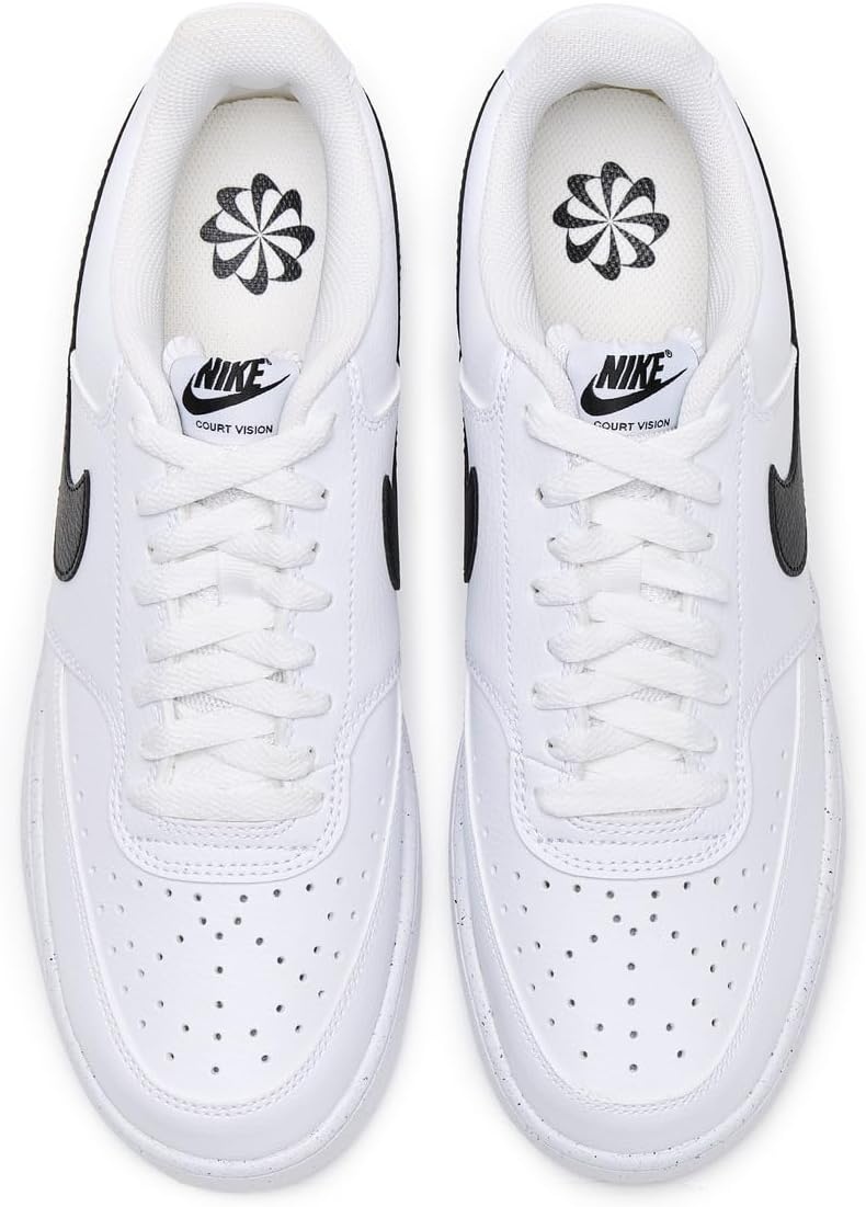 image:imageNike Mens Court Vision Low Next Nature ShoesWhiteBlackWhite