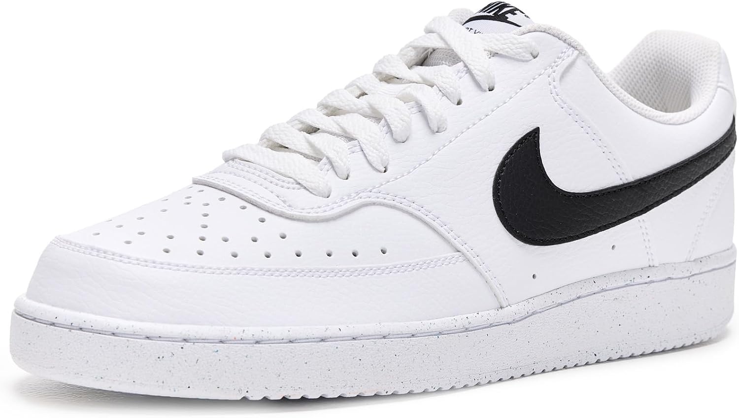 image:imageNike Mens Court Vision Low Next Nature ShoesWhiteBlackWhite