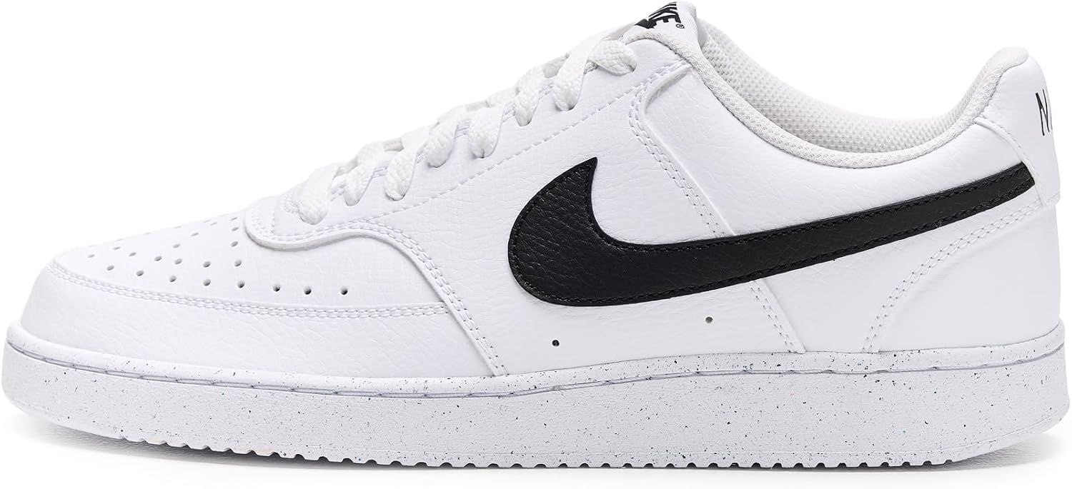 image:imageNike Mens Court Vision Low Next Nature ShoesWhiteBlackWhite