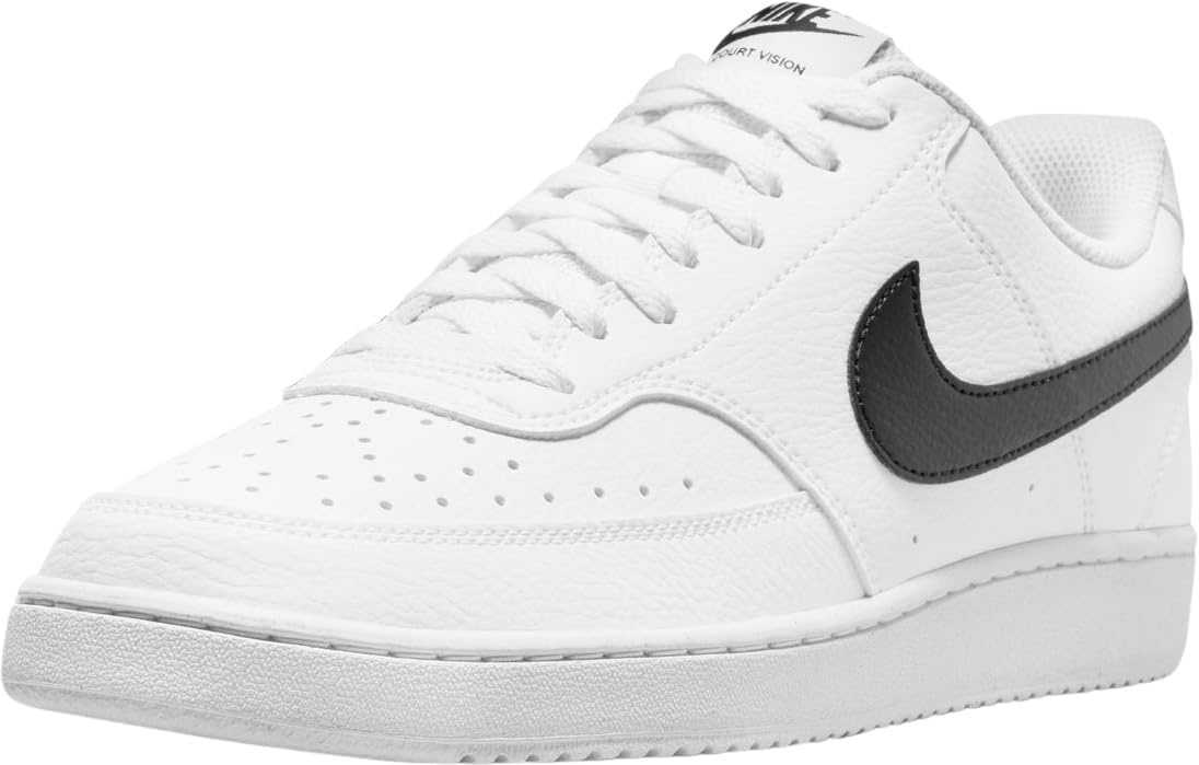 image:imageNike Mens Court Vision Low Next Nature ShoesWhiteBlackWhite
