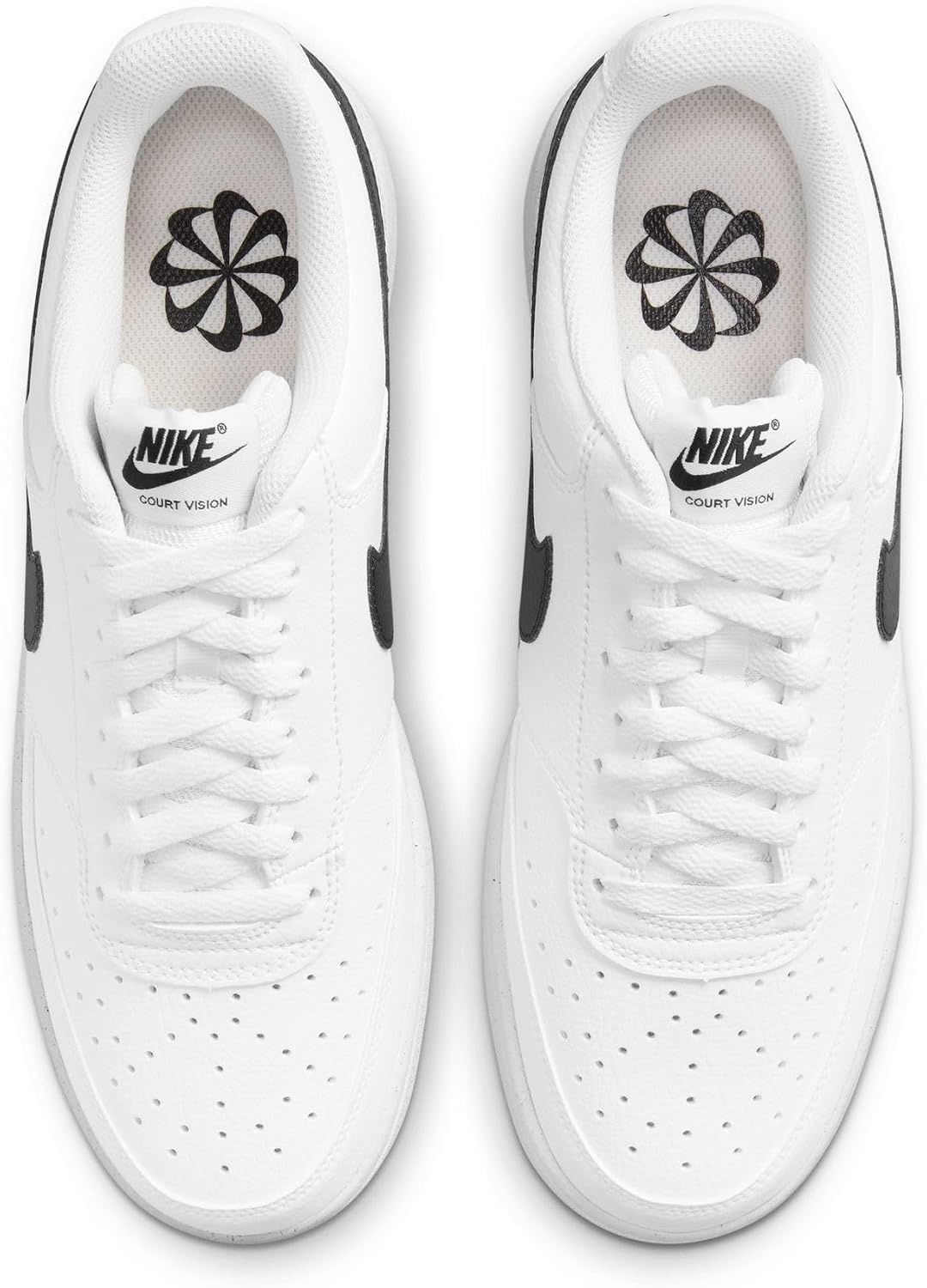 image:imageNike Mens Court Vision Low Next Nature ShoesWhiteBlackWhite