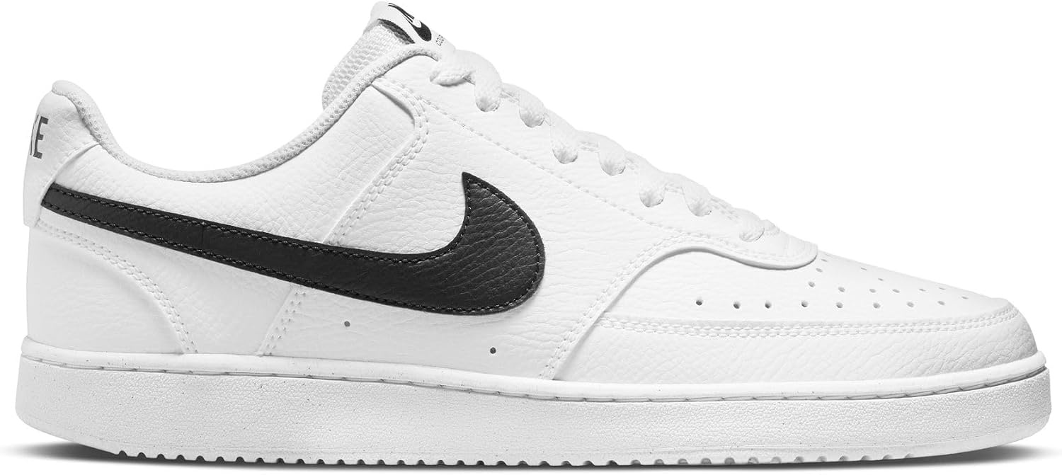 image:imageNike Mens Court Vision Low Next Nature ShoesWhiteBlackWhite