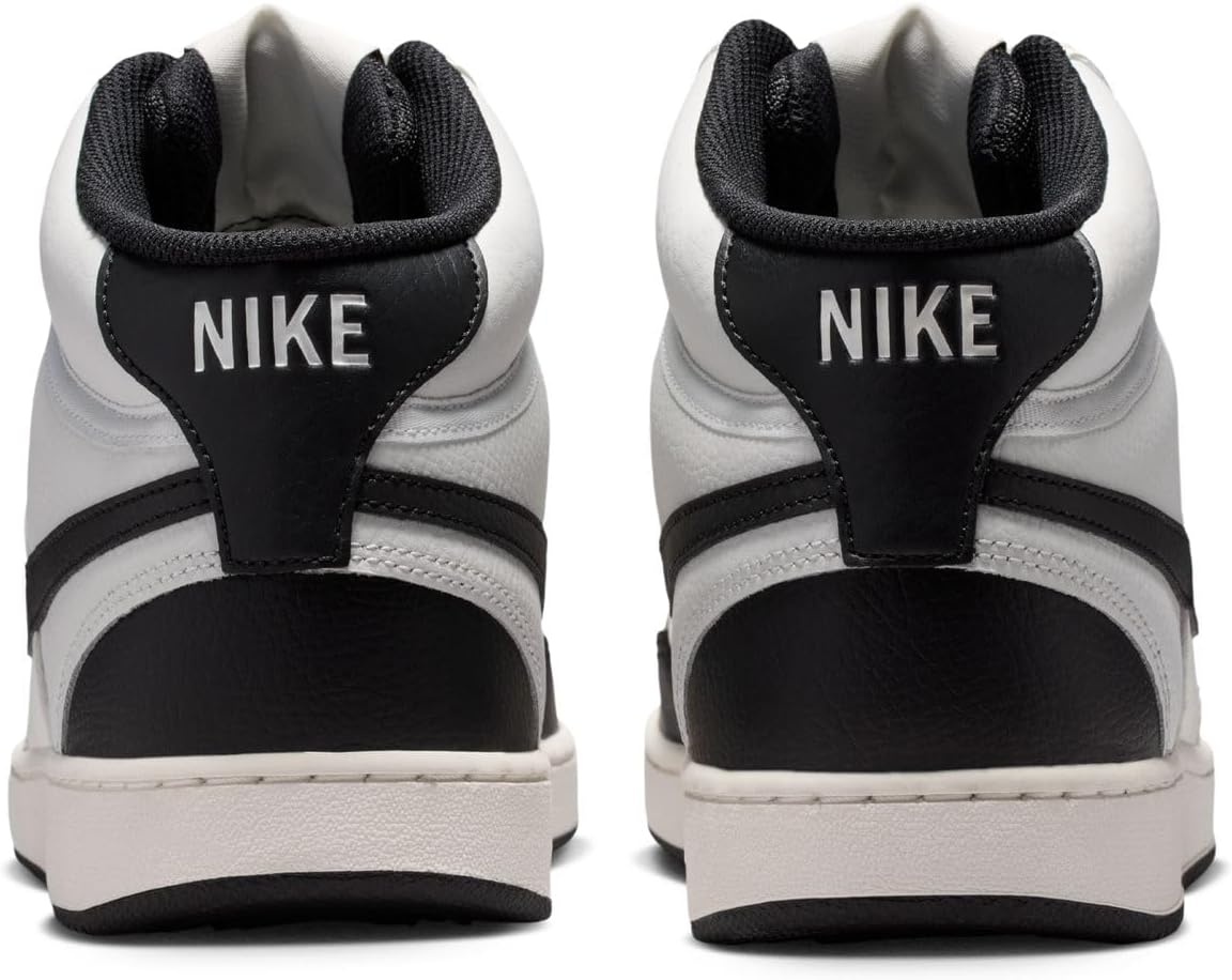 image:imageNike Mens Court Vision Mid Next Nature Shoes Casual ShoesOff WhiteBlacksail