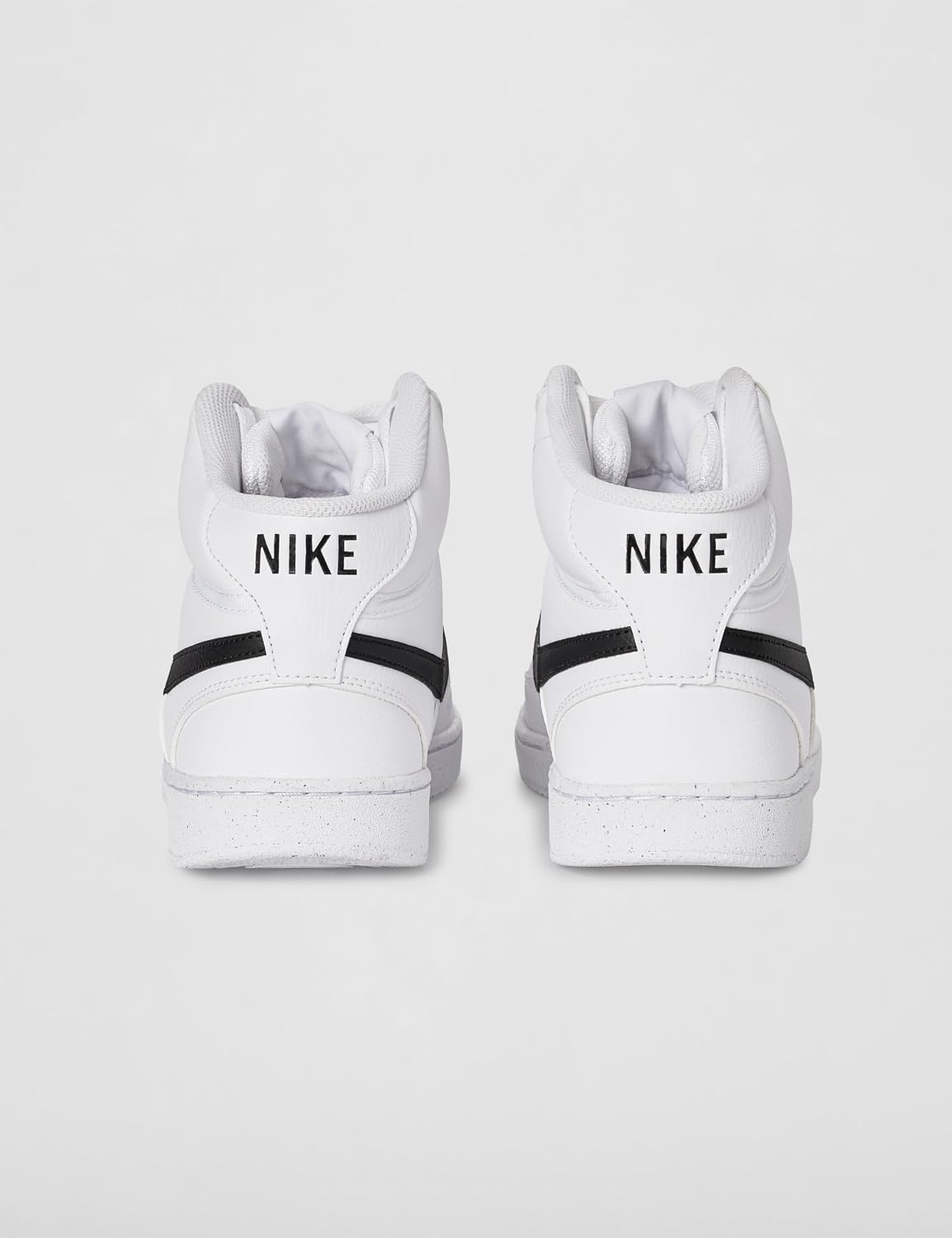 image:imageNike Mens Court Vision Mid Next Nature Shoes Casual ShoesWhiteBlackWhite