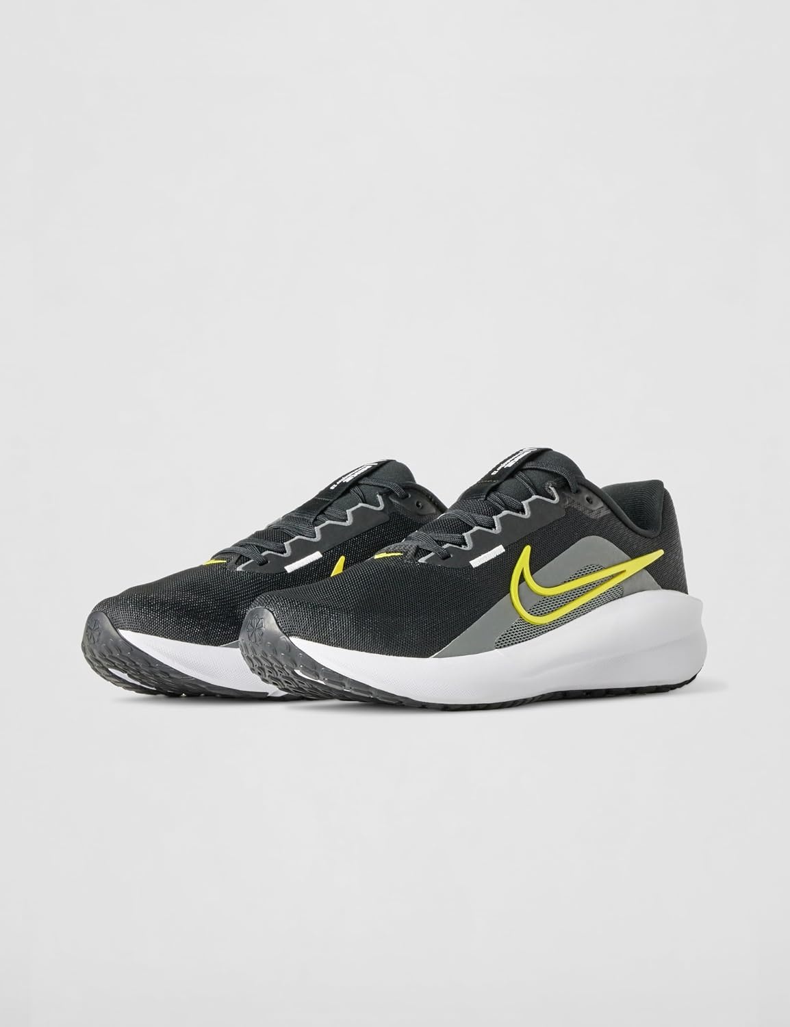 image:imageNike Mens Downshifter 13 Road Running ShoesBlackBright CitronIron GreyWhite