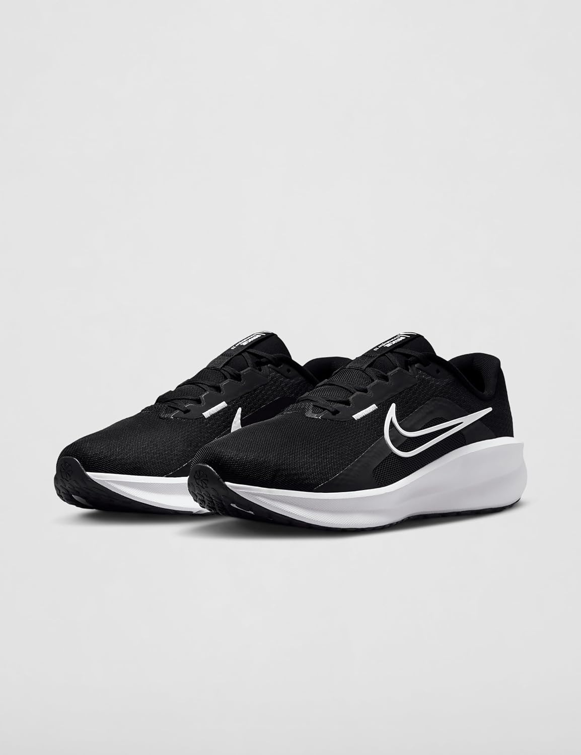 image:imageNike Mens Downshifter 13 Road Running ShoesBlackWhiteDark Smoke Grey