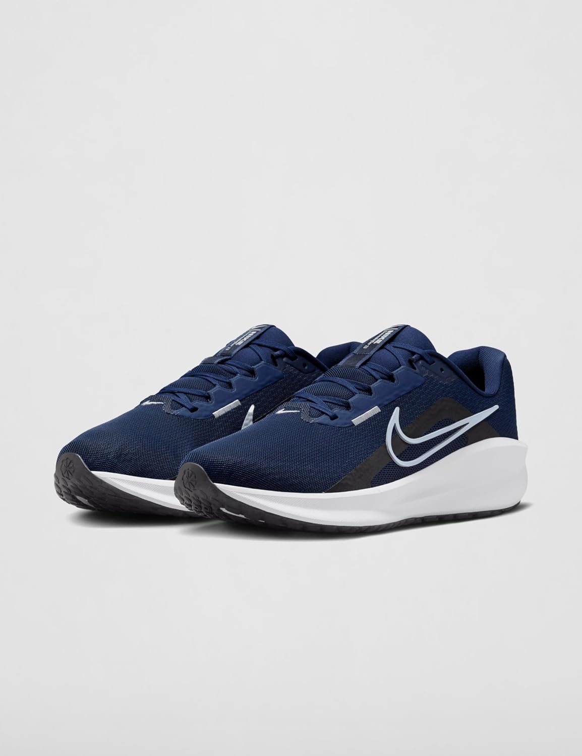 image:imageNike Mens Downshifter 13 Road Running ShoesMidnight NavyPure PlatinumBlackWhite