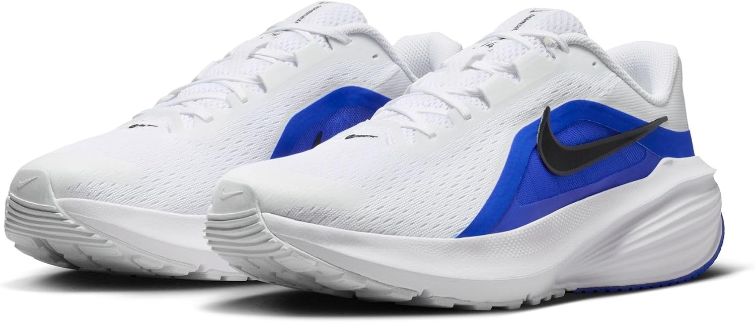 image:imageNike Mens Downshifter 14 Road Running ShoesWhiteBlackRacer BlueAnthracite