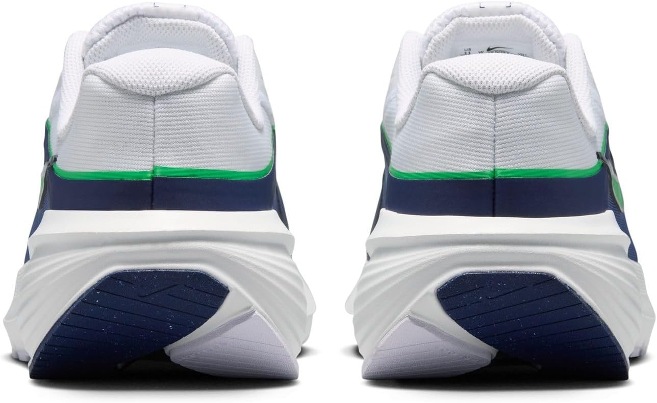image:imageNike Mens Downshifter 14 Road Running ShoesWhiteGreen Sparkmidnight Navy