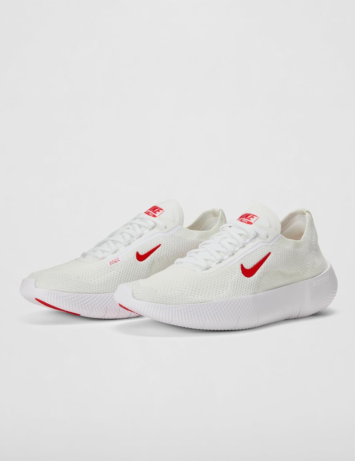 image:imageNike Mens Free 2025 TrainingWorkout ShoesWhiteUniversity RedPlatinum Tint