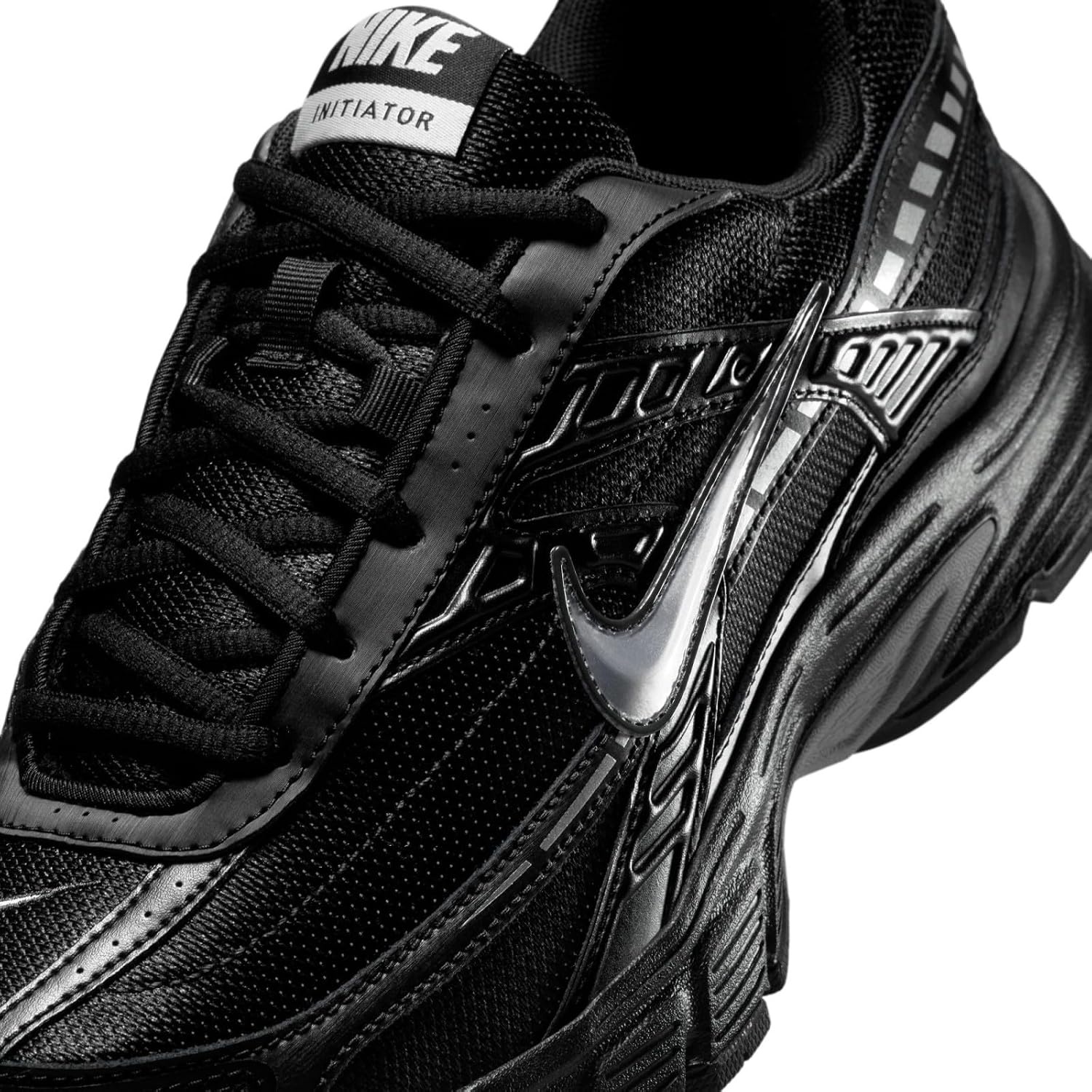 image:imageNike Mens Initiator ShoesBlackMetallic Silverblack