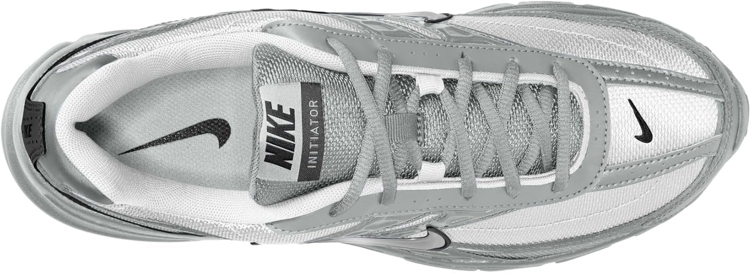 image:imageNike Mens Initiator ShoesLight Smoke GreyMetallic Cool Greywhiteblack