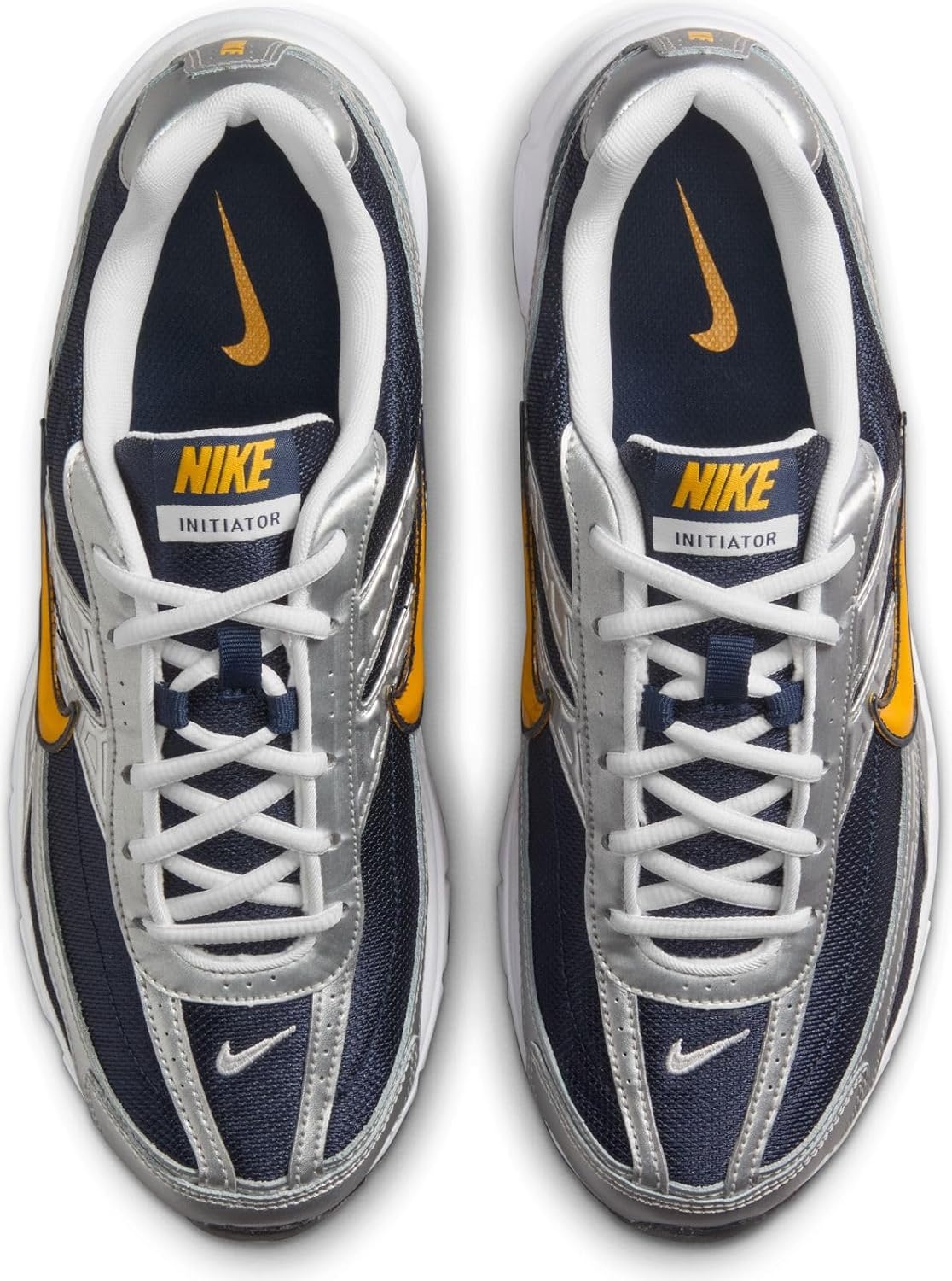 image:imageNike Mens Initiator ShoesObsidianTeam GoldMetallic SilverWhite