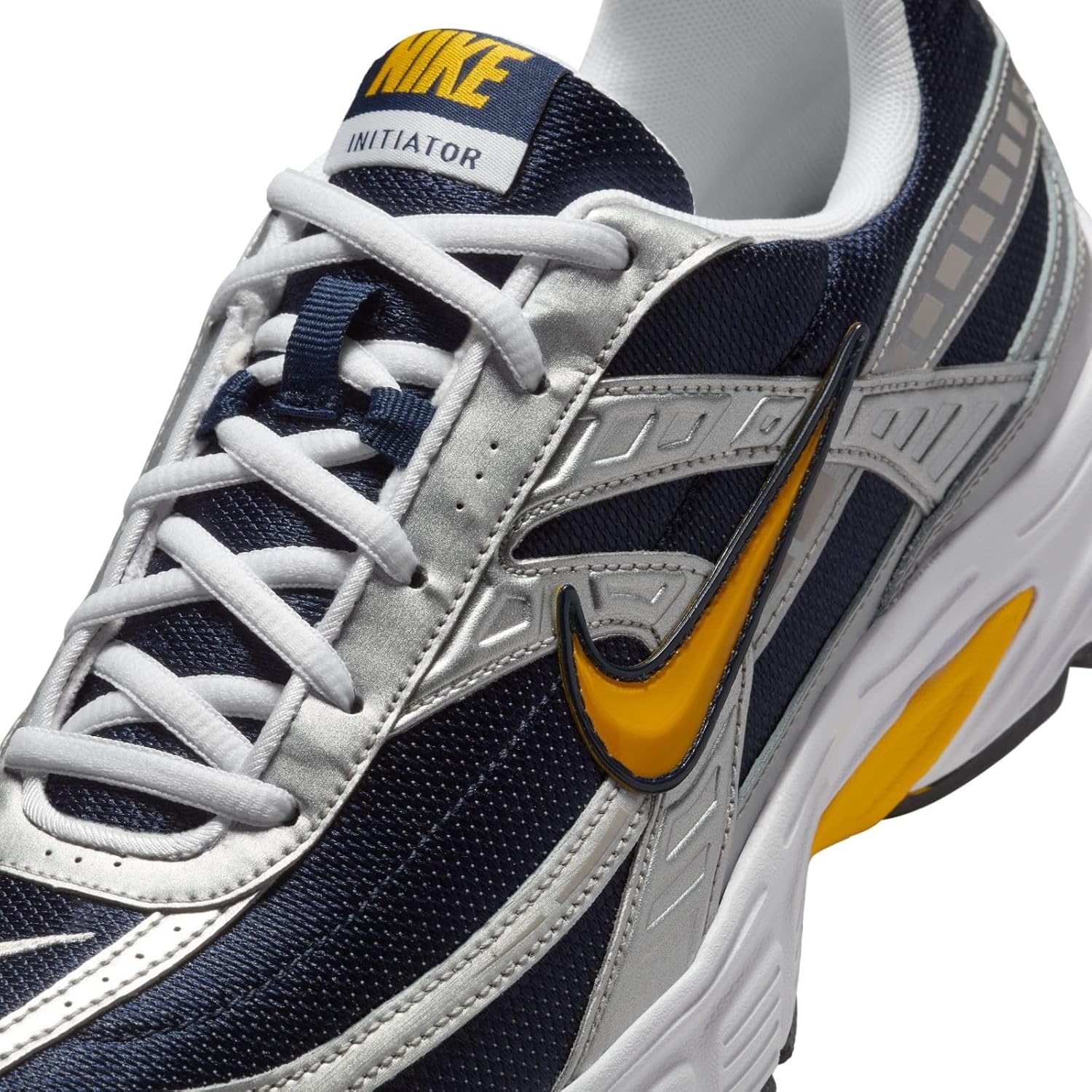 image:imageNike Mens Initiator ShoesObsidianTeam GoldMetallic SilverWhite