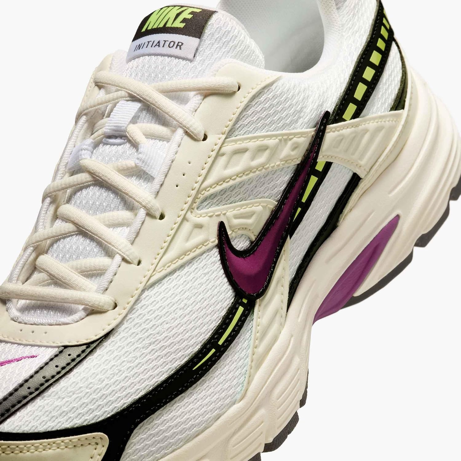 image:imageNike Mens Initiator ShoesWhiteViotechPale IvoryOff Noir