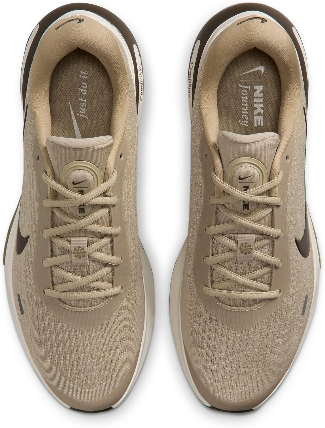 image:imageNike Mens Journey Run Road Running ShoesDesert KhakiDark Hazelsailfilbert