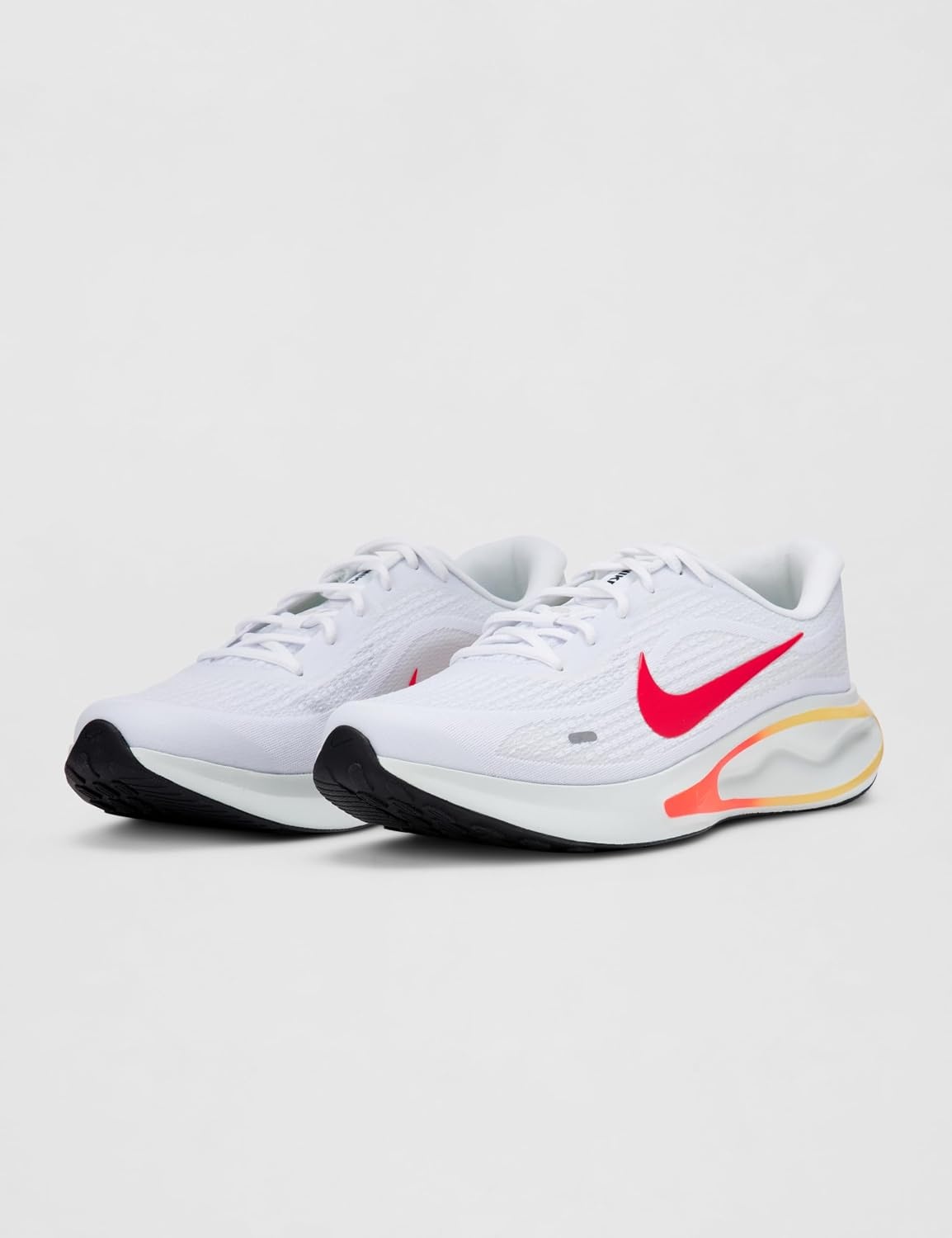 image:imageNike Mens Journey Run Road Running ShoesWhiteBright CrimsonSpruce Aura