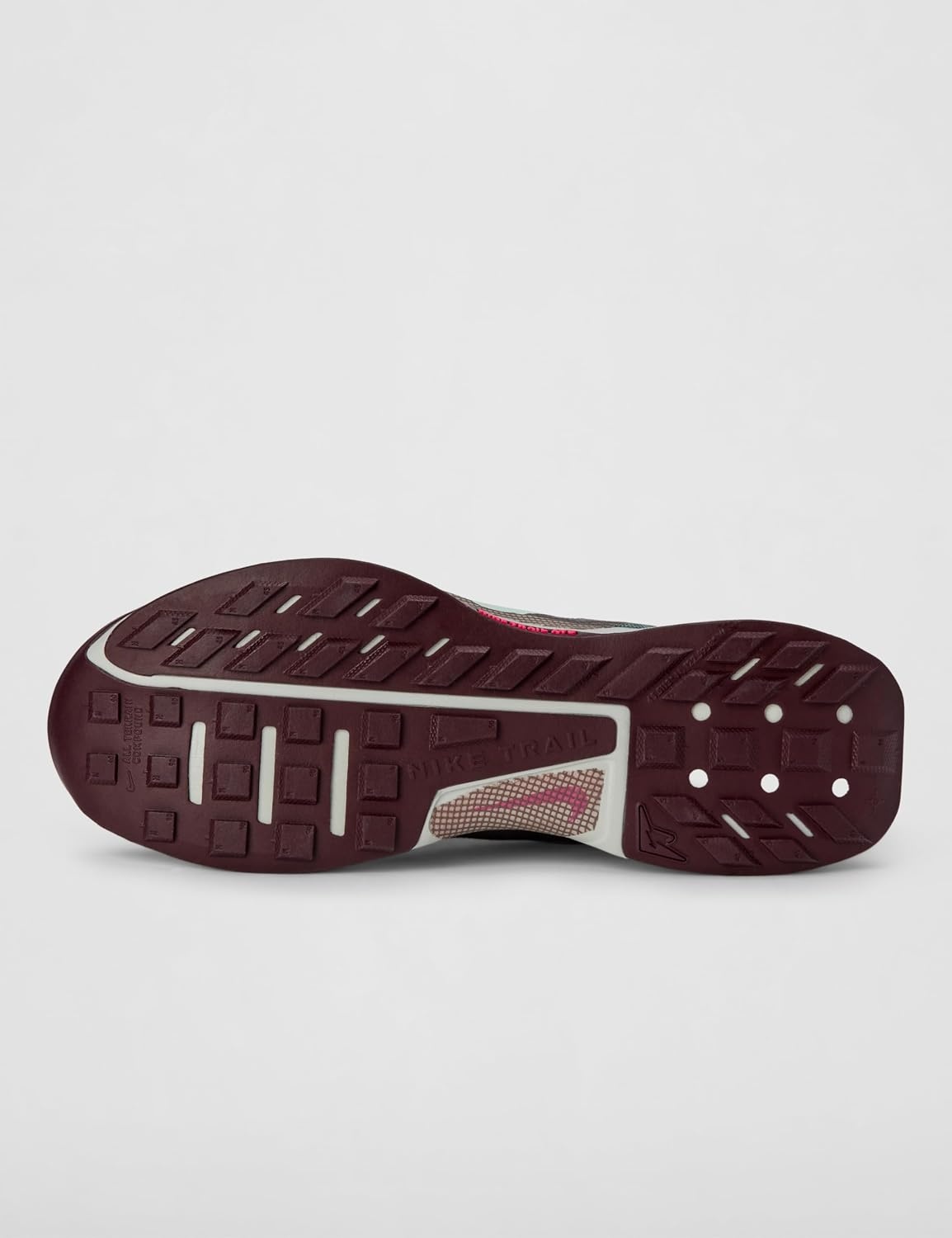 image:imageNike Mens Juniper Trail 3 Trail Running ShoesClay GreenMint FoamBurgundy Crush