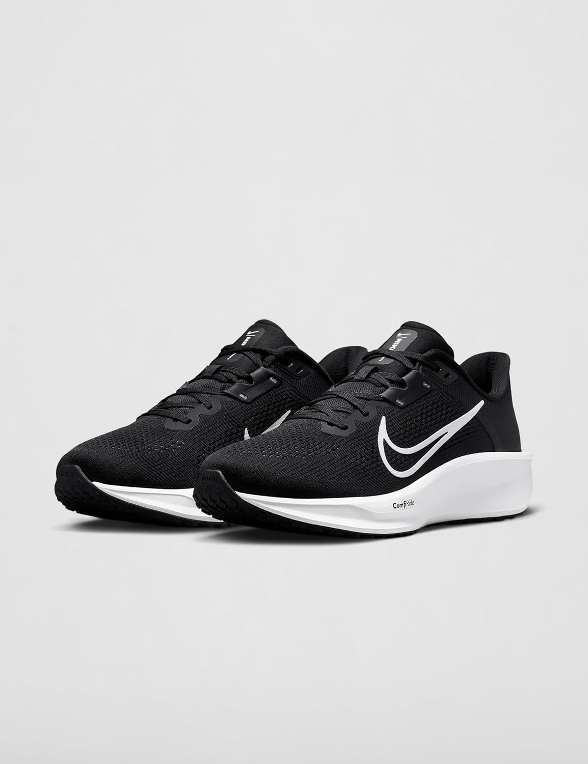image:imageNike Mens Quest 6 Road Running ShoesBlackWhiteIron Grey