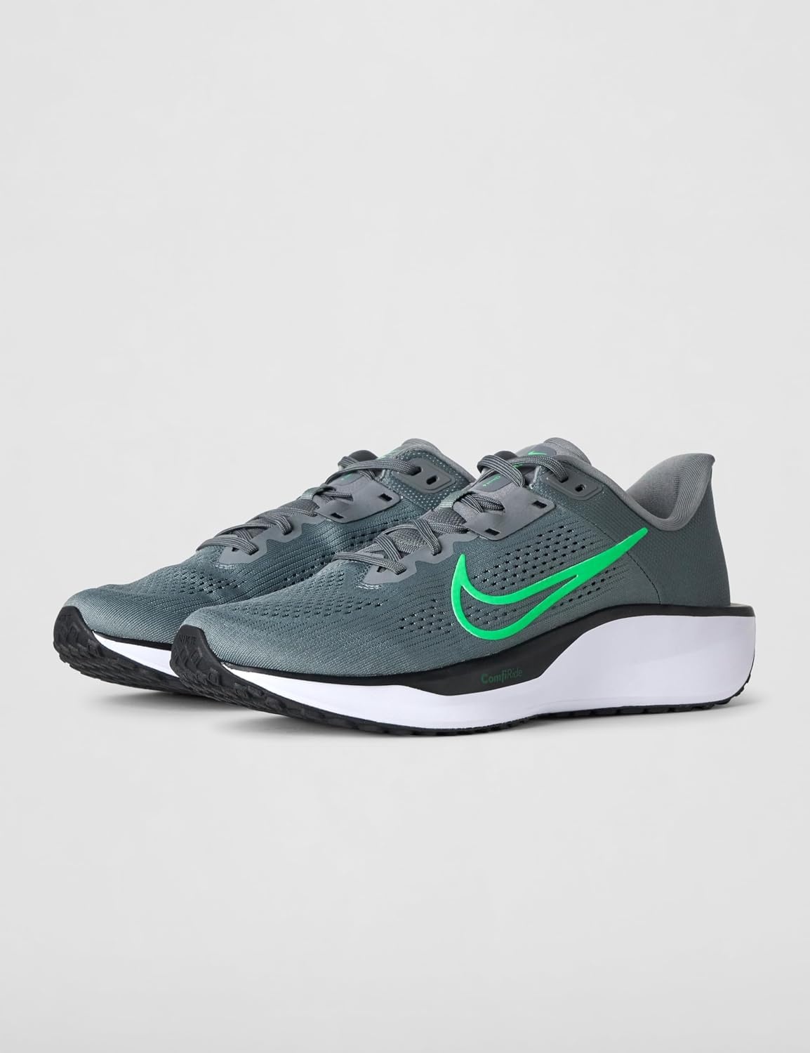 image:imageNike Mens Quest 6 Road Running ShoesSmoke GreyGreen ShockBlackWhite
