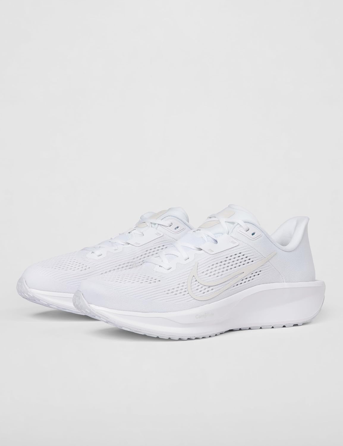 image:imageNike Mens Quest 6 Road Running ShoesWhitePlatinum TintWhite